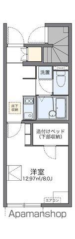 レオネクスト杜瀞(1K/1階)の間取り写真