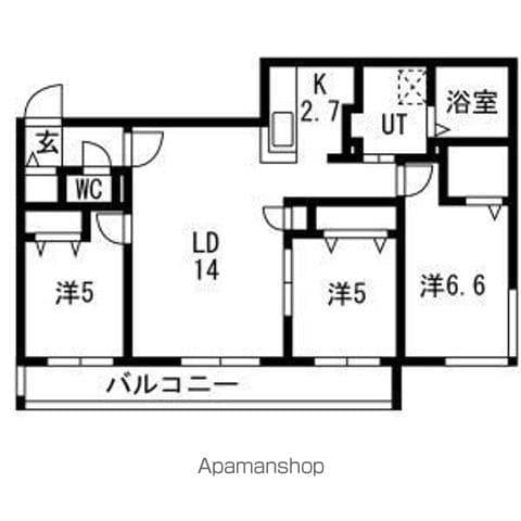 ステラ ポラーレ(3LDK/2階)の間取り写真