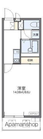 レオネクスト東郷通Ⅱ(1K/2階)の間取り写真