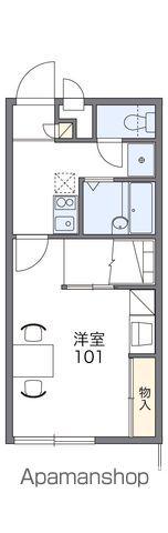 レオパレス古川Ⅱ(1K/2階)の間取り写真