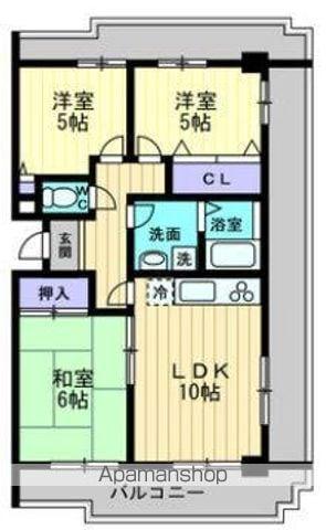 リアライズ上福岡(3LDK/4階)の間取り写真