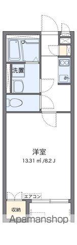 ミランダサワキ(1K/2階)の間取り写真