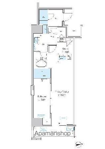 ロイジェント日吉Ⅱ(1LDK/4階)の間取り写真