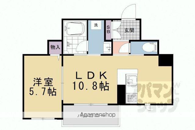 シャーメゾン大宮五条(1LDK/1階)の間取り写真