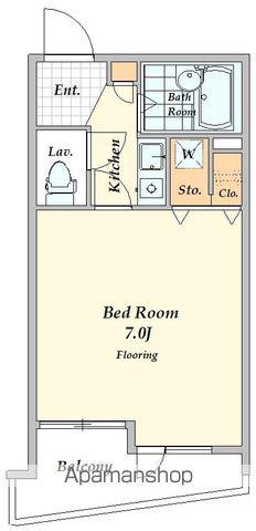 ロイヤルアメニティー新宿(1K/9階)の間取り写真