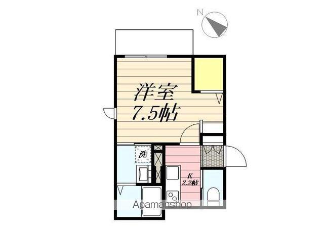 FREUDE OSTEN(1K/1階)の間取り写真