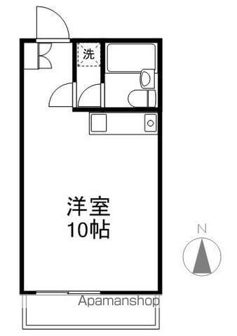 クーフナガノ(ワンルーム/2階)の間取り写真