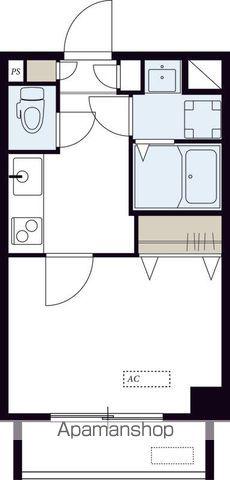 リブリ・サンヴィレッジ25(1K/4階)の間取り写真