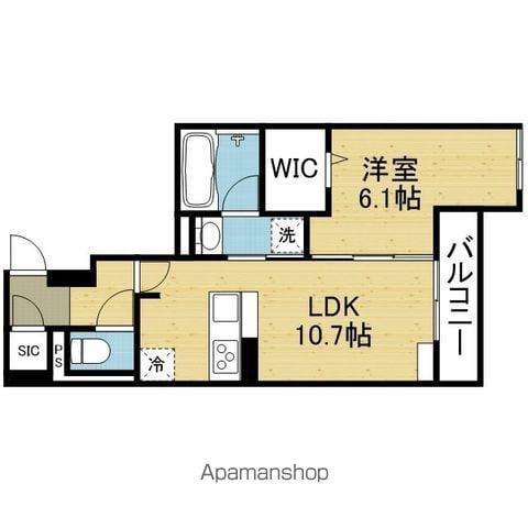 WEALTH JOTO Ⅱ(1LDK/3階)の間取り写真
