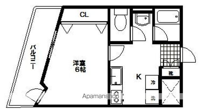 TC支倉(1K/7階)の間取り写真