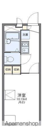 レオパレスコート ひこね(1K/1階)の間取り写真