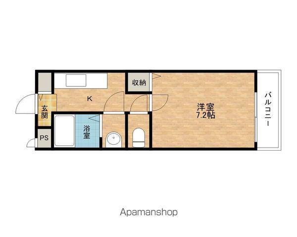 グランエクセル2番館(1K/2階)の間取り写真