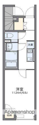 レオネクストしんどう(1K/1階)の間取り写真