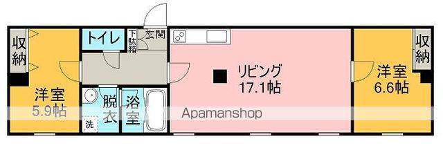 EL MIRADOR(2LDK/5階)の間取り写真