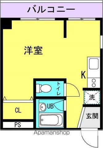 ネクステージ塚口本町(1K/3階)の間取り写真
