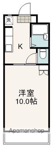 ソレイユ15(1K/2階)の間取り写真