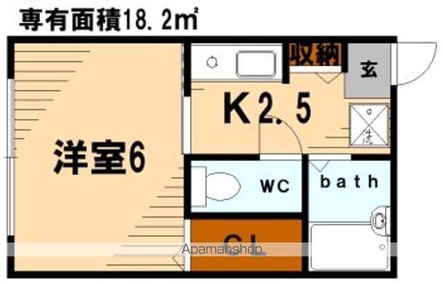 平本コーポ(1K/1階)の間取り写真