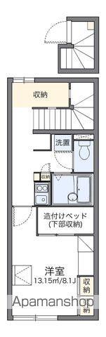 レオパレス純Ⅲ(1K/2階)の間取り写真