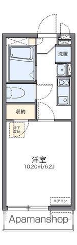 レオネクスト若葉の丘(1K/1階)の間取り写真