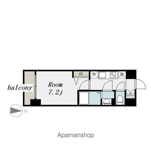 プレサンス上前津エレスタ(1K/15階)の間取り写真