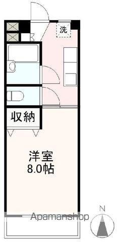 プレアール仏生山Ⅰ・Ⅱ(1K/3階)の間取り写真