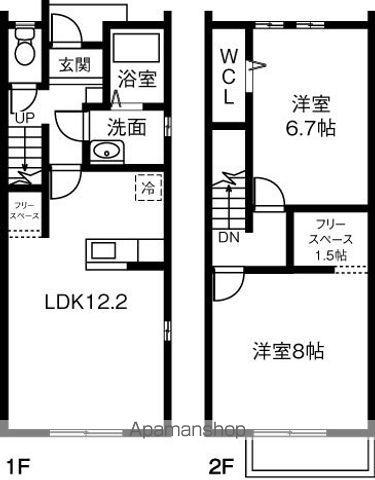 ＢＯＮＨＥＵＲ(2LDK)の間取り写真