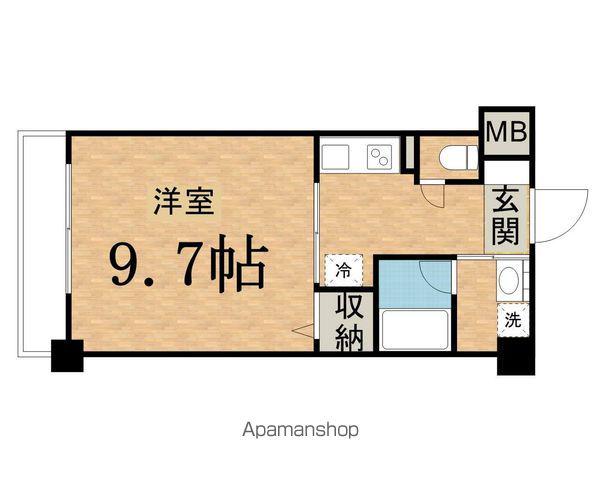 レ フォンテーヌ聖蹟(1K/2階)の間取り写真