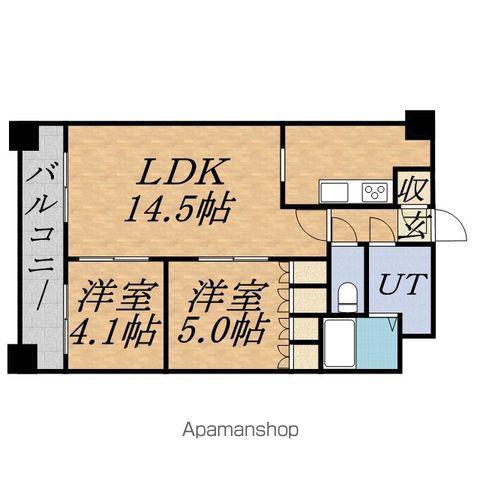 パークアクシス札幌植物園前(2LDK/3階)の間取り写真