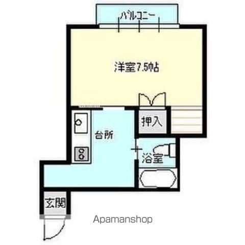 ハウス10(1K/2階)の間取り写真