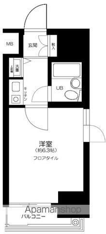 ウィン浅草(1K/8階)の間取り写真