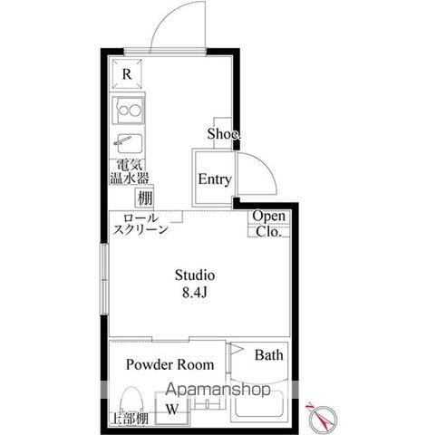 CASA PIAZZA練馬北町(ワンルーム/3階)の間取り写真