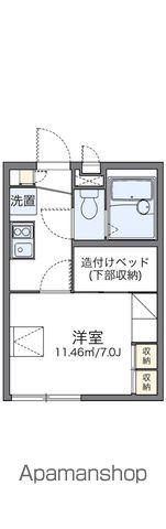 レオパレスビオラ(1K/2階)の間取り写真
