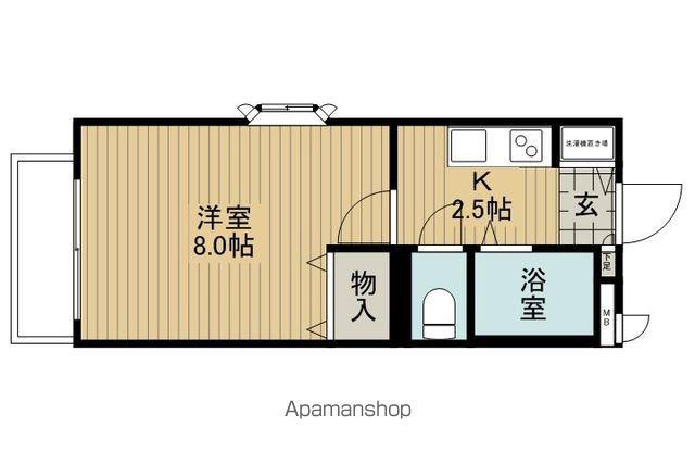 COZYFLATS923(1K/3階)の間取り写真