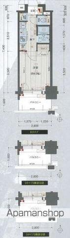プレサンス名古屋STATIONアブソリュート(1K/11階)の間取り写真