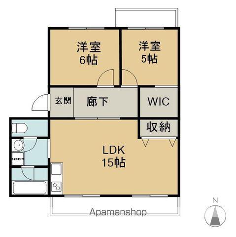 セントラル瑞穂(2LDK/4階)の間取り写真