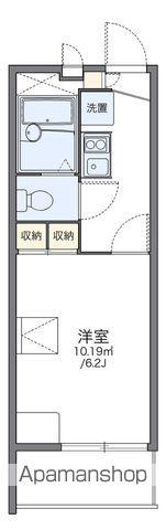 レオパレスアルシオネ(1K/1階)の間取り写真