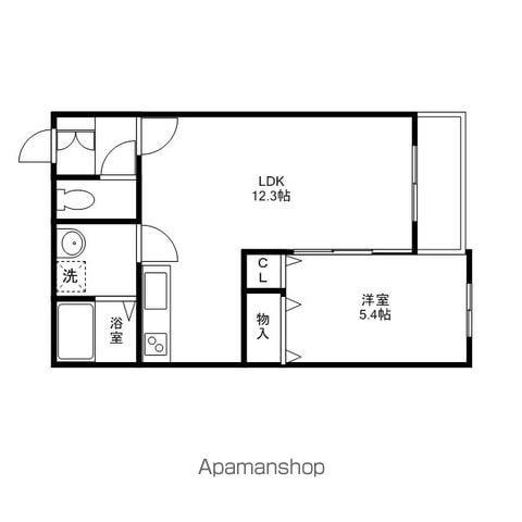 ハートフルマンションVENERENEO(1LDK/2階)の間取り写真