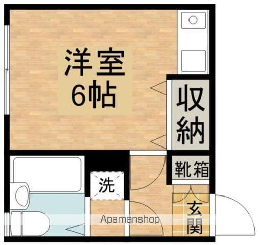 桜台コートハウス(ワンルーム/3階)の間取り写真