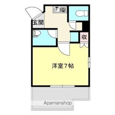 シティライフ正木(1K/6階)の間取り写真