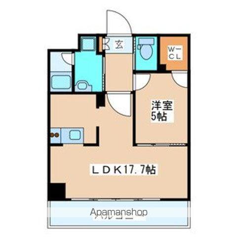 ヴィアーレ勾当台Ⅰ(1LDK/14階)の間取り写真