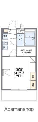 レオパレスドリームWKT(1K/1階)の間取り写真