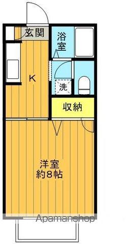 プラザ921(1K/1階)の間取り写真