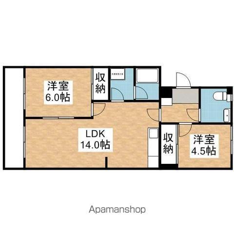 第二桜山ハイツ(3DK/2階)の間取り写真