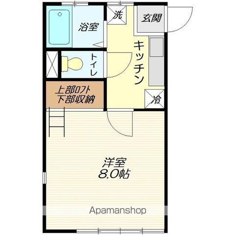 メゾンドールマークⅡ(1K/1階)の間取り写真