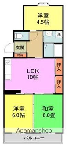 エルムビラ(3LDK/2階)の間取り写真