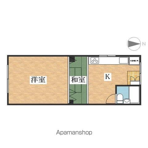 多気西町マンション(ワンルーム/1階)の間取り写真