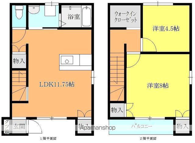 BELLE LEAD SEKI(2LDK/2階)の間取り写真