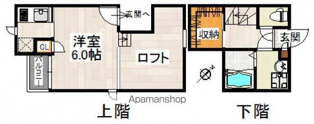 CB南柏ニュクス(1K/1階)の間取り写真
