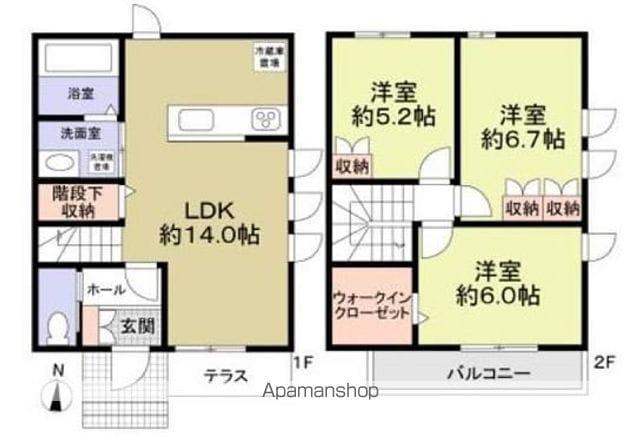 IL PAESE(3LDK/2階)の間取り写真
