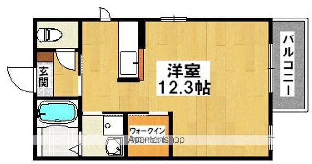 アドラブール(ワンルーム/2階)の間取り写真